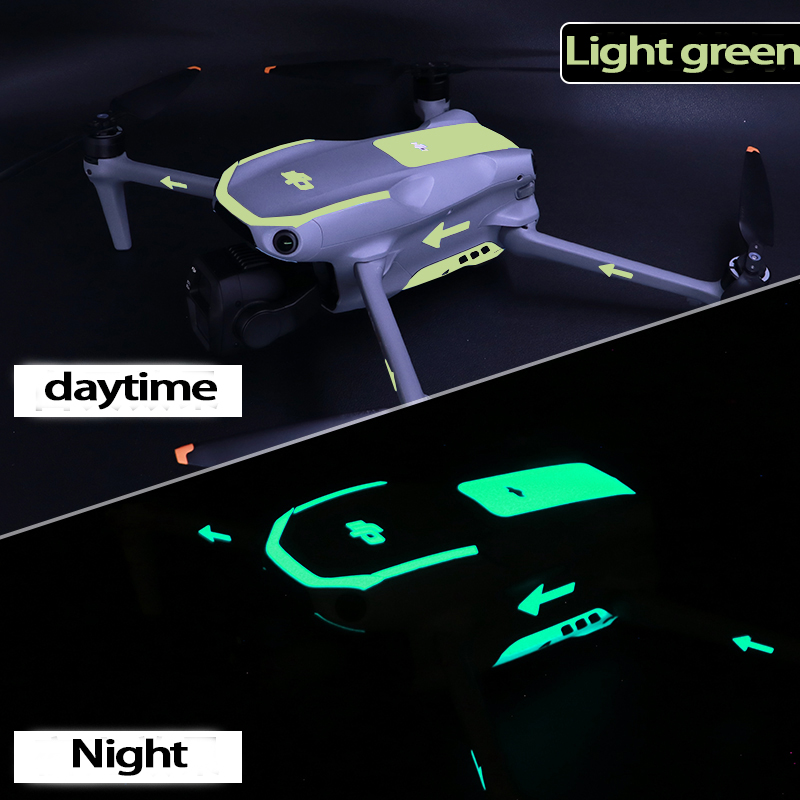 Drone Kit Waterproof - Dji air3s用の明るい装飾ステッカーキット,防水スキンステッカー,ドローンとコントローラー用のDIYアクセサリー