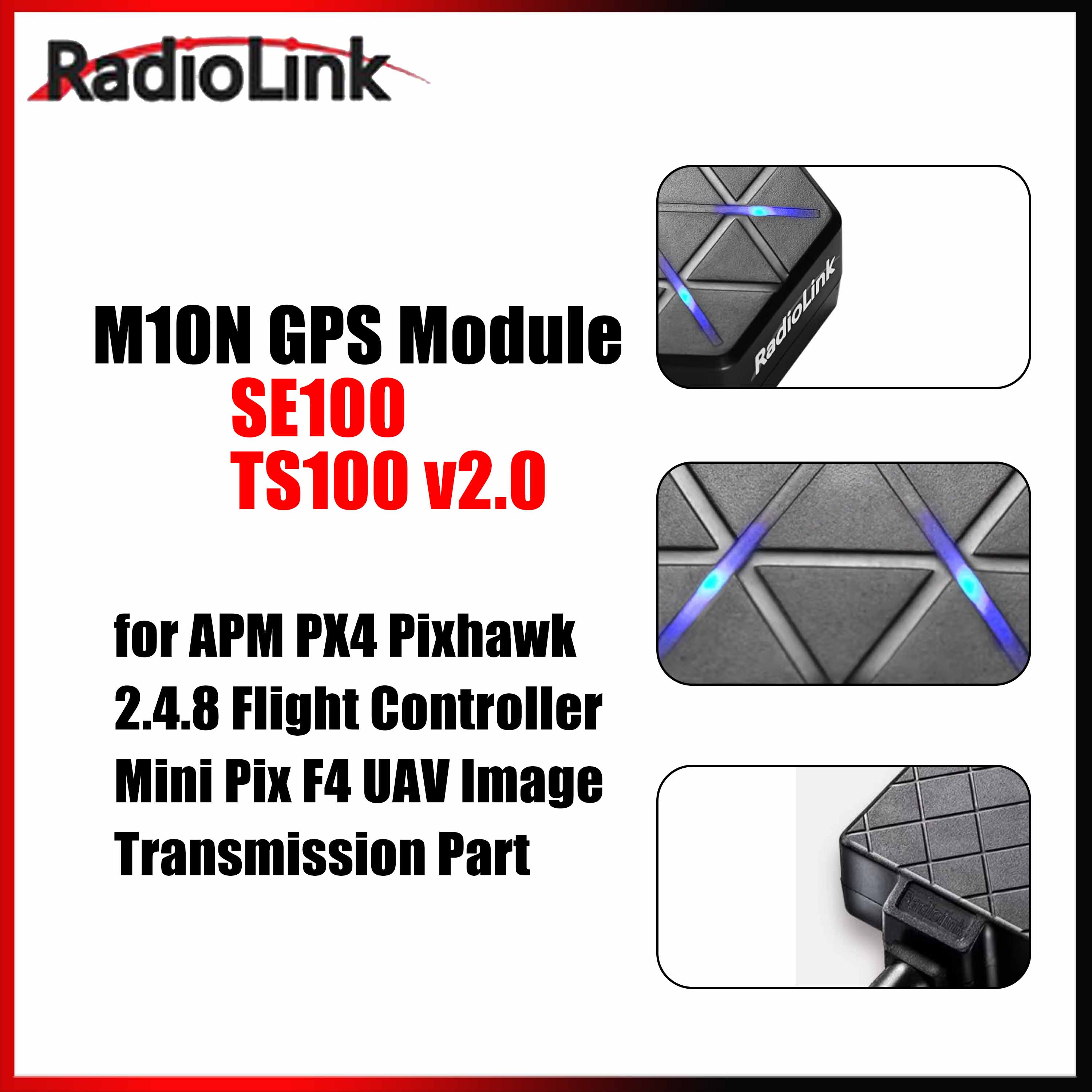 Drone Kit Hexacopter - RadioLink SE100 TS100 v2.0 M10N GPSモジュール