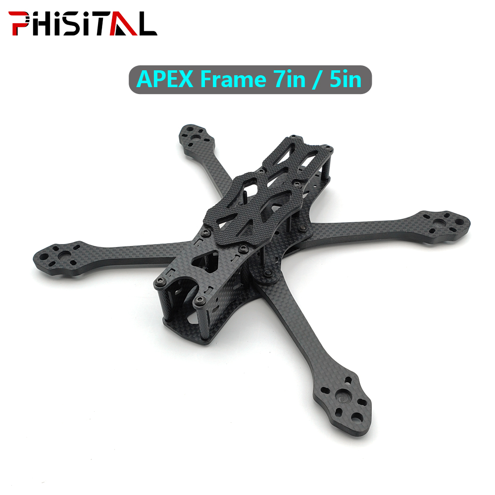 Drone Kit Racing - APEXフレーム 7インチ/6インチ/5インチ カーボンファイバー クアッドコプターフレームキット 19/22mmカメラ用 |