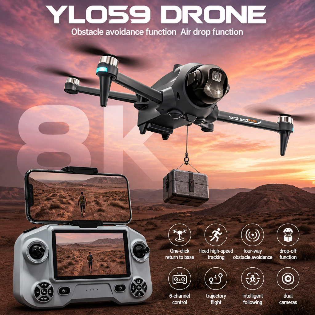 Drone Kit Professional - NEW YL059 ドローン GPS 自動帰還 障害物回避