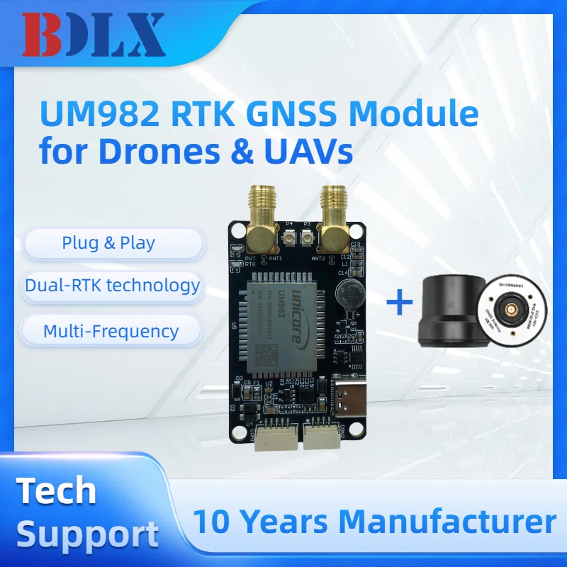 Drone Kit Hexacopter - UM982 デュアルアンテナ RTK GNSS モジュール マルチ周波数