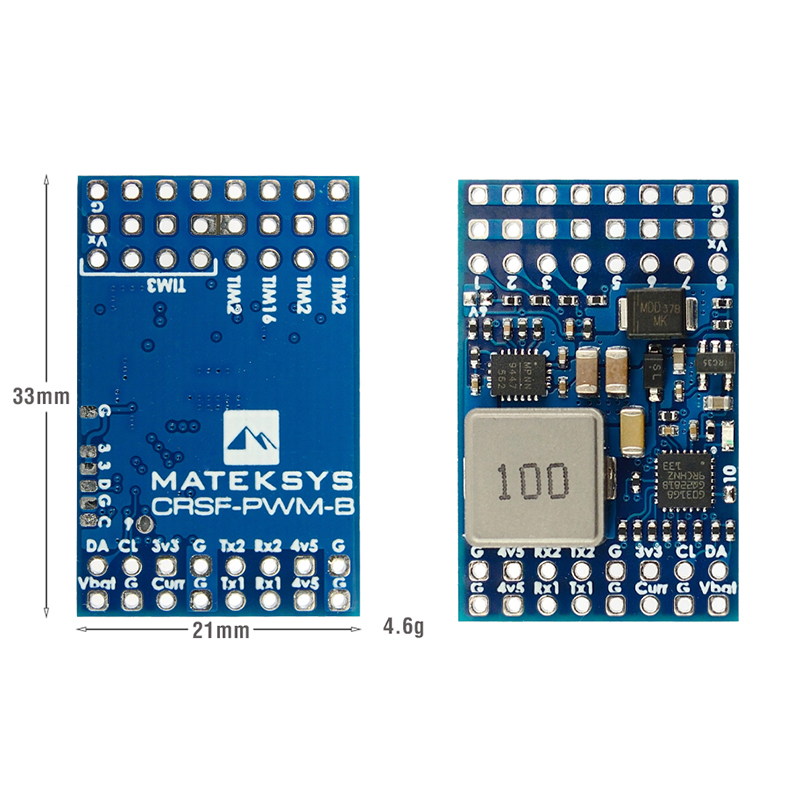 Mateekcrsf-pwm電力変換器CRSF-PWM-6/ - Tbs Fpv Crossfire のレビューと価格
