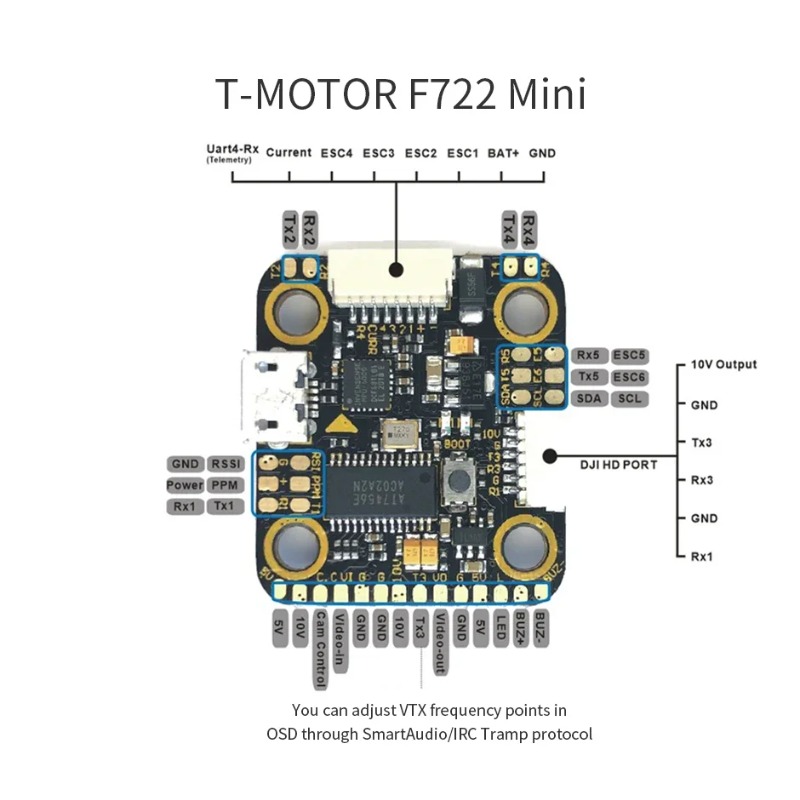 T-Motor MINI F7 & F45A 4in1 ES - Betaflight Fc F7 のレビューと価格