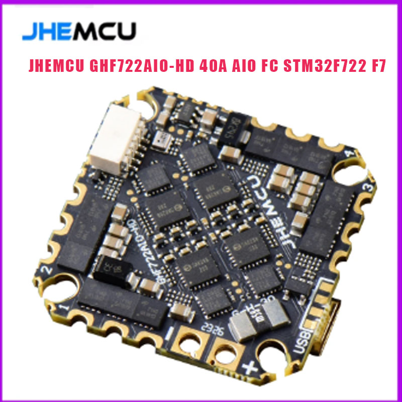 JHEMCU GHF722AIO-HD 40A AIO FC - Betaflight Fc F7 のレビューと価格