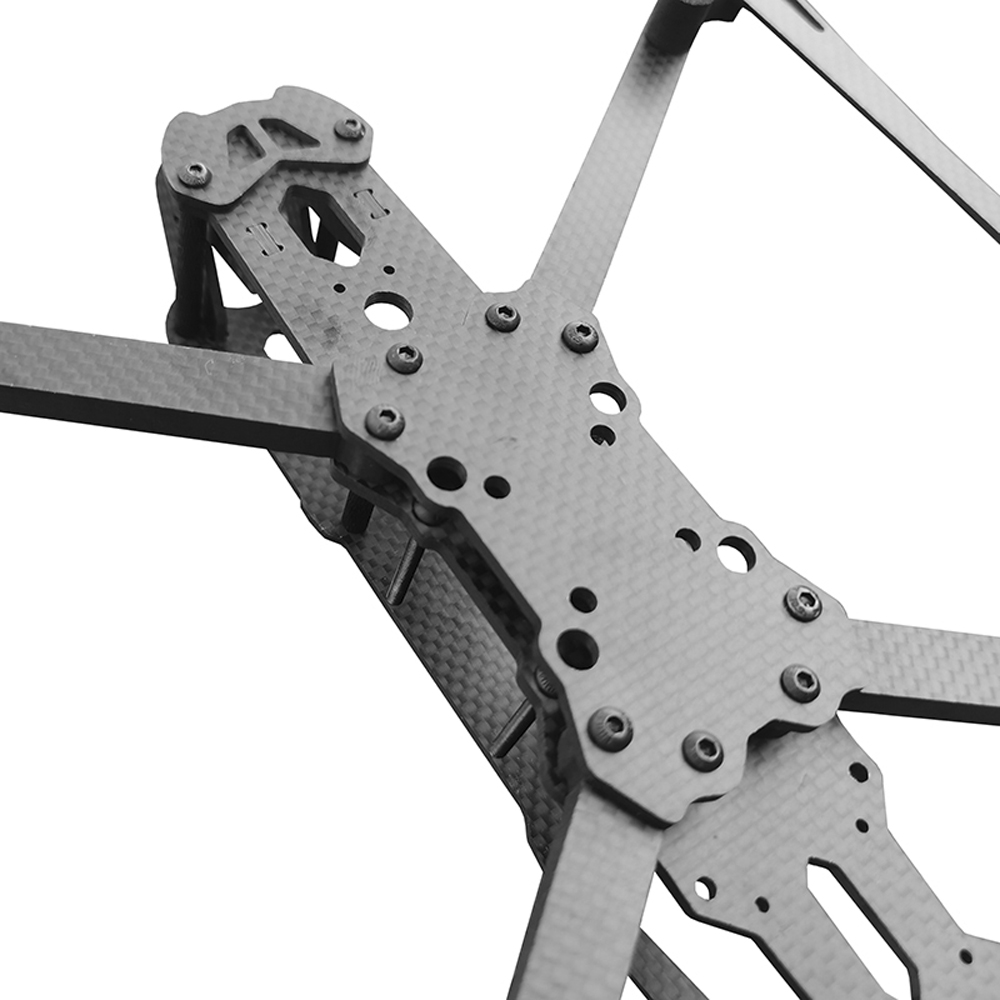 MARK V2 8/9/10インチ 3K カーボンファイバー - Drone Kit Racing のレビューと価格