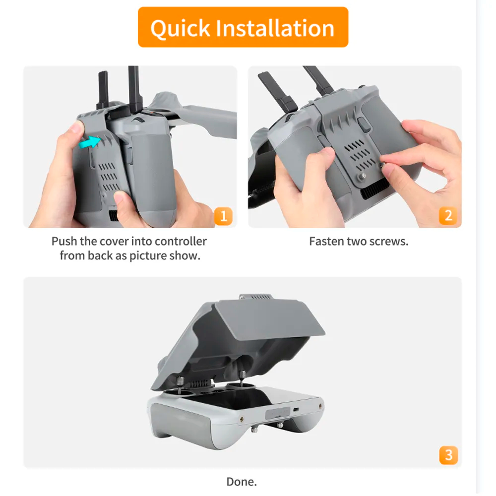 スクリーンプロテクターシェル DJI RC/RC2 リモコン - Dji Drone Air 3 のレビューと価格