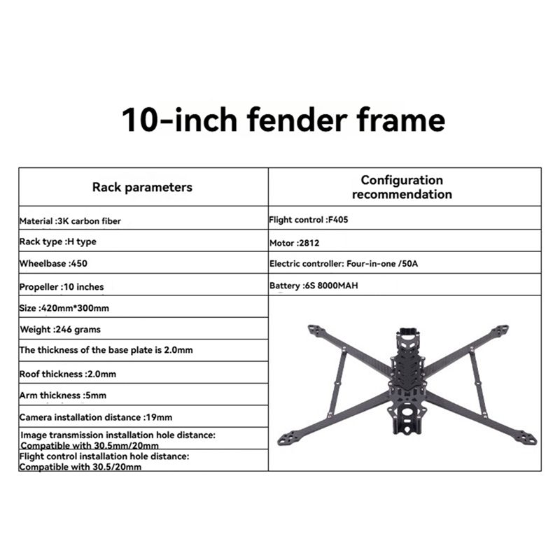 ABKN-超長距離FPVクロッシングレーシングドローンフレー - Drone Kit Racing のレビューと価格