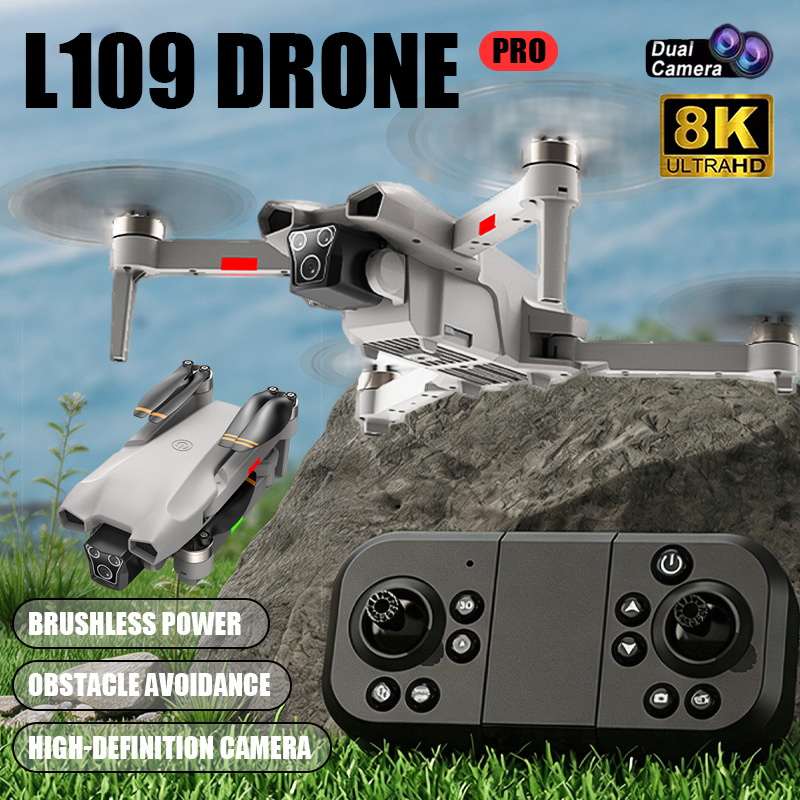 新型ホットL017プロドローン ブラシレス 3Dロール 36 - Drone Kit Professional のレビューと価格